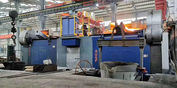 5T DUAL TRACT Induction Melting Furnace